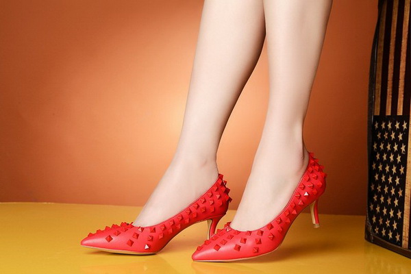 Valentino Shallow mouth kitten heel Shoes Women--004